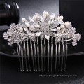 Alloy Rhinestone Pearl Hair Comb Wedding Bride Luxury Hair Accessories for Women Girl Baroque Headwear Feast Party Photo Studio